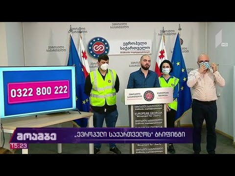 „ევროპული საქართველოს“ ბრიფინგი